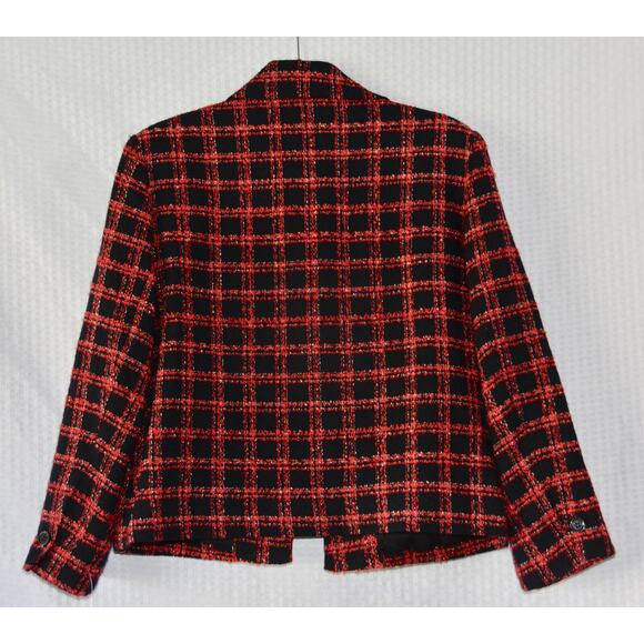 Drapers & Damon's Tweed Lined Blazer Jacket Size PM - Picture 4 of 5